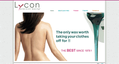 Desktop Screenshot of lyconindia.com